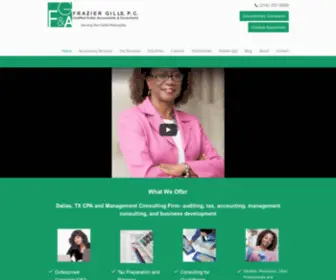 Fraziergills.com(Oak Cliff Dallas) Screenshot