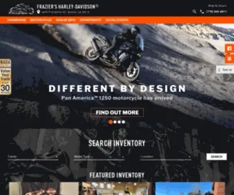 Fraziersharleydavidson.com(Frazier's Harley) Screenshot