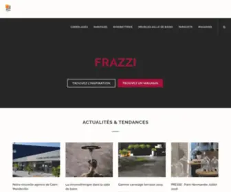 Frazzi.com(Carrelage, sanitaire, robinetterie, salle de bains) Screenshot