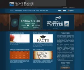 Frbacademy.org(Front Range Baptist Academy) Screenshot