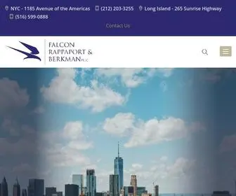 FRblaw.com(Falcon Rappaport & Berkman PLLC) Screenshot