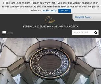 FRBSF.org(The public website of the Federal Reserve Bank of San Francisco. FRBSF) Screenshot