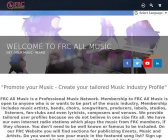 FRC-ALL-Music.com(FRC All Music) Screenshot