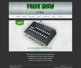 FreakshowHD.com(Freakshow HD) Screenshot