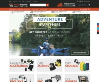 Freaksports.com.au(We have a huge range of recreational and fishing kayaks for sale) Screenshot
