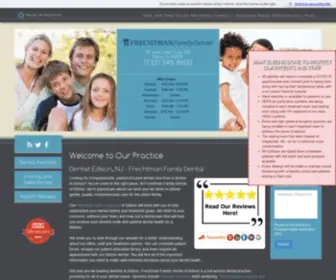 Frechtmandental.com(Frechtman Family Dental of Edison) Screenshot