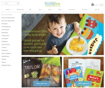 Frecklebox.com(Personalized Gifts for Kids) Screenshot