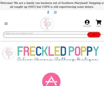 Freckledpoppy.com(Freckled Poppy) Screenshot