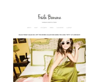 Fredabanana.com(Frēda Banana) Screenshot