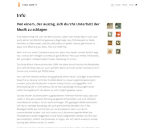 Fredadrett.de(Fred Adrett) Screenshot