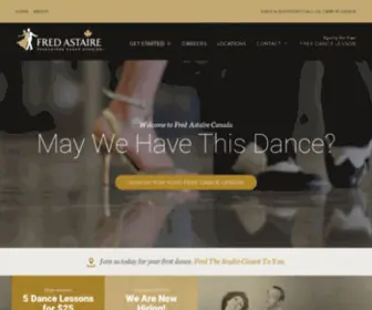 Fredastaire.ca(Fred Astaire) Screenshot