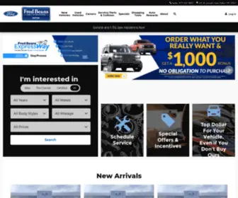 Fredbeansfordexton.com(Fred Beans Ford of Exton) Screenshot