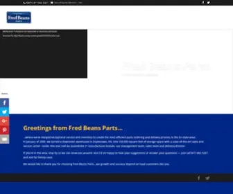 Fredbeansparts.com(Subaru parts) Screenshot