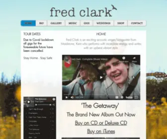 Fredclark.co.uk(Fred Clark Music) Screenshot