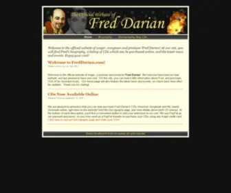 Freddarian.com(Fred Darian) Screenshot