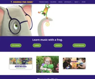 Freddiethefrog.com(Freddie The Frog) Screenshot