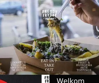 Freddyfryday.nl(Snackbar in Amsterdam Oost) Screenshot