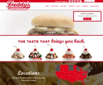 Freddysusa.com(Freddy's Frozen Custard & Steakburgers) Screenshot