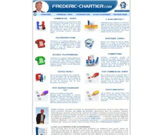 Frederic-Chartier.com(LIVRES FORMATIONS COMMERCIALES : Vente) Screenshot