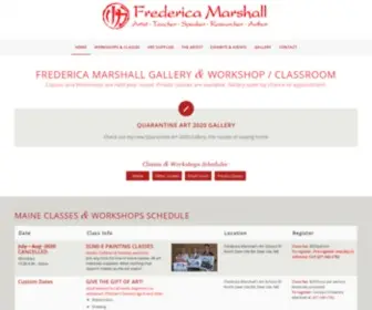 Fredericamarshall.com(Frederica Marshall) Screenshot