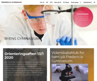 Fredericia-GYM.dk(Byens Gymnasium) Screenshot