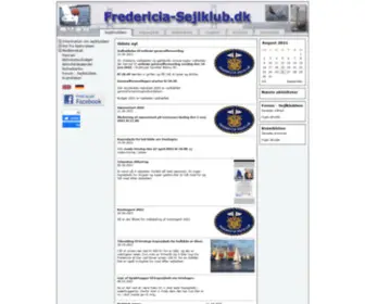 Fredericia-SejLklub.dk(Fredericia Sejlklub) Screenshot