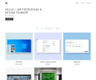Fredericka.me(Fredericka English) Screenshot