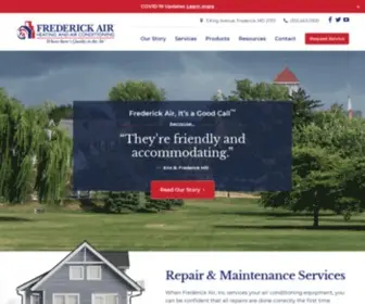 Frederickair.com(Frederick Air) Screenshot