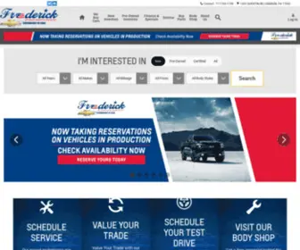 Frederickchevrolet.com(Frederick Chevrolet of Lebanon) Screenshot