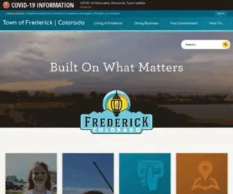 Frederickco.gov(Frederick, CO) Screenshot