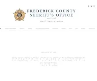 Frederickcosheriff.com(The Frederick County Sheriff's Office) Screenshot