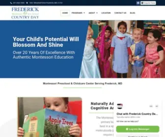 Frederickmontessori.com(Frederick Country Day Montessori & Arts School) Screenshot