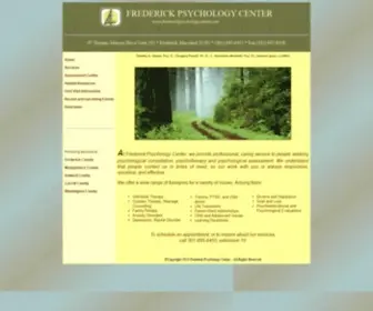 Frederickpsychologycenter.com(Frederick Psychology Center) Screenshot