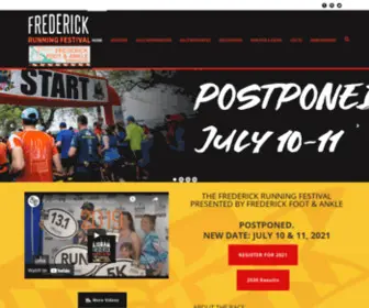 Frederickrunfest.com(Frederick Running Festival) Screenshot
