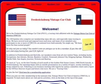 Fredericksburgcarclub.com(Fredericksburg Vintage Car Club) Screenshot