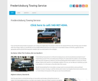 FredericksburgVatowing.com(Fredericksburg Towing Service) Screenshot