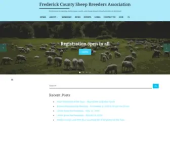 Fredericksheepbreeders.com(Frederick County Sheep Breeders Association) Screenshot