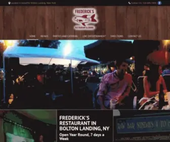 Fredericksrestaurant.com(Frederick Restaurant & Catering) Screenshot