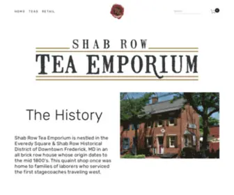 Fredericktea.com(Shab Row Tea Emporium) Screenshot