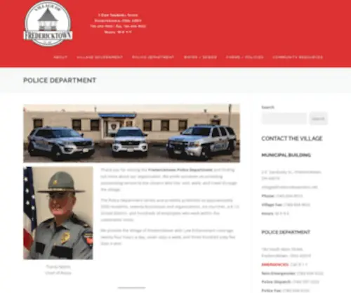 Fredericktownpolice.com(Residential & Commercial HVAC Services) Screenshot