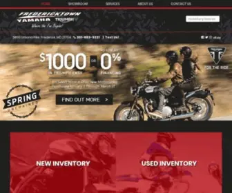 Fredericktownyamaha.com(Fredericktown Yamaha) Screenshot