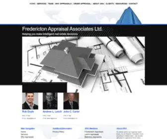 Frederictonappraisals.ca(Fredericton Appraisal Associates Ltd) Screenshot