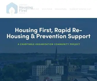 Frederictonhousingfirstservices.ca(Fredericton Housing First Services) Screenshot