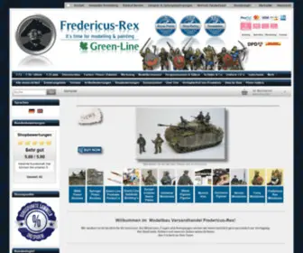 Fredericus-Rex.eu(Der Modellbaushop ✓ günstig online einkaufen) Screenshot