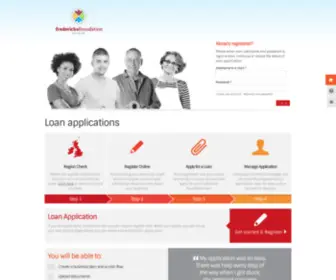 Fredfound.net(Fredericks Foundation) Screenshot