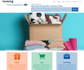 Fredgoodwill.org(Rappahannock Goodwill Industries) Screenshot