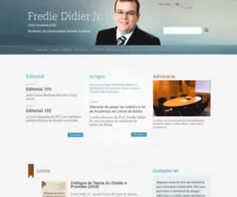 Frediedidier.com.br(Fredie Didier Jr) Screenshot