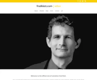 Fredklett.com(The brain behind the humor) Screenshot