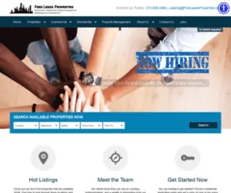 Fredleedsproperties.com(Apartments) Screenshot