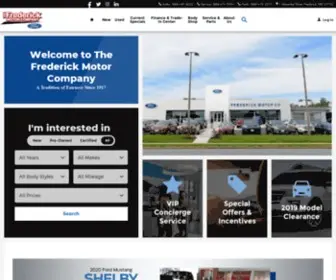 Fredmotorco.com(Shop New & Used Ford Cars) Screenshot